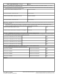 DAF Form 357 Family Care Certification, Page 2