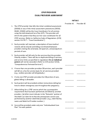Document preview: Dual Provider Agreement - Comprehensive Perinatal Services Program - California