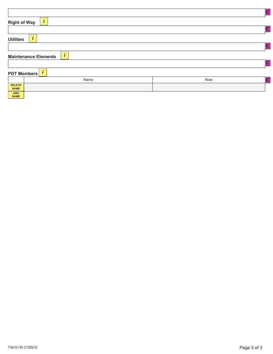 Form 734-5130 Odot Design Narrative - Oregon, Page 3