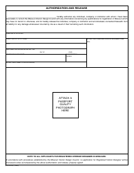Form MO375-0278 Application for Registration of Interior Designers - Missouri, Page 4