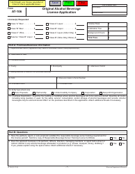 Document preview: Form AT-106 Original Alcohol Beverage License Application - Wisconsin