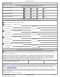 DD Form 2876-3 TRICARE Prime Enrollment, Disenrollment, and Primary Care Manager (PCM) Change Form (Overseas), Page 4