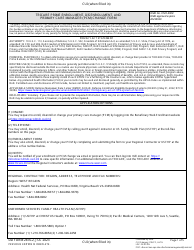 DD Form 2876-2 TRICARE Prime Enrollment, Disenrollment, and Primary Care Manager (PCM) Change Form (West)