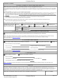 DD Form 2876-2 TRICARE Prime Enrollment, Disenrollment, and Primary Care Manager (PCM) Change Form (West), Page 5