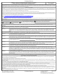 Document preview: DD Form 2967 Domestic Abuse Victim Reporting Option Statement