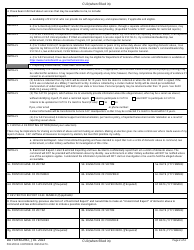 DD Form 2967 Domestic Abuse Victim Reporting Option Statement, Page 2