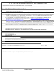 DD Form 2967 Domestic Abuse Victim Reporting Option Statement, Page 3