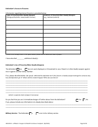 Form 400-00151 Affidavit in Support of Relief From Abuse Complaint - Vermont, Page 3