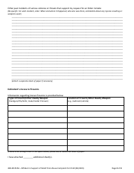 Form 400-00151M Affidavit in Support of Relief From Abuse Complaint for Child - Vermont, Page 2
