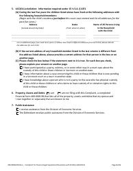 Form 400-00836 Complaint for Divorce/Legal Separation/Dissolution With Children - Vermont, Page 4