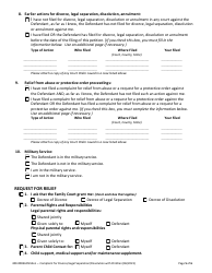 Form 400-00836 Complaint for Divorce/Legal Separation/Dissolution With Children - Vermont, Page 5