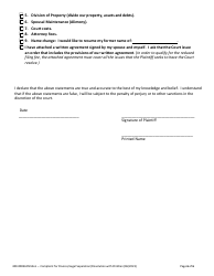 Form 400-00836 Complaint for Divorce/Legal Separation/Dissolution With Children - Vermont, Page 6