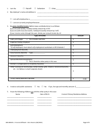 Form 400-00813S Financial Affidavit - Non-divorce - Vermont, Page 2