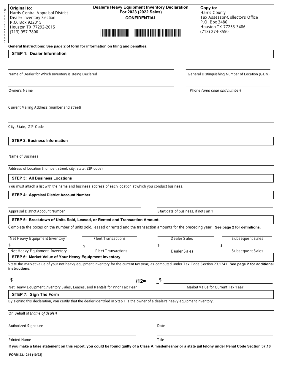 Form 231241 2023 Fill Out Sign Online And Download Fillable Pdf