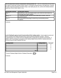 Application for Funding - Nhs Asset Management Program - Washington, Page 6