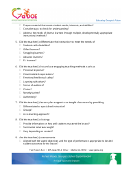 Learning Loss Support - Lesson Plan Checklist - Georgia (United States), Page 2