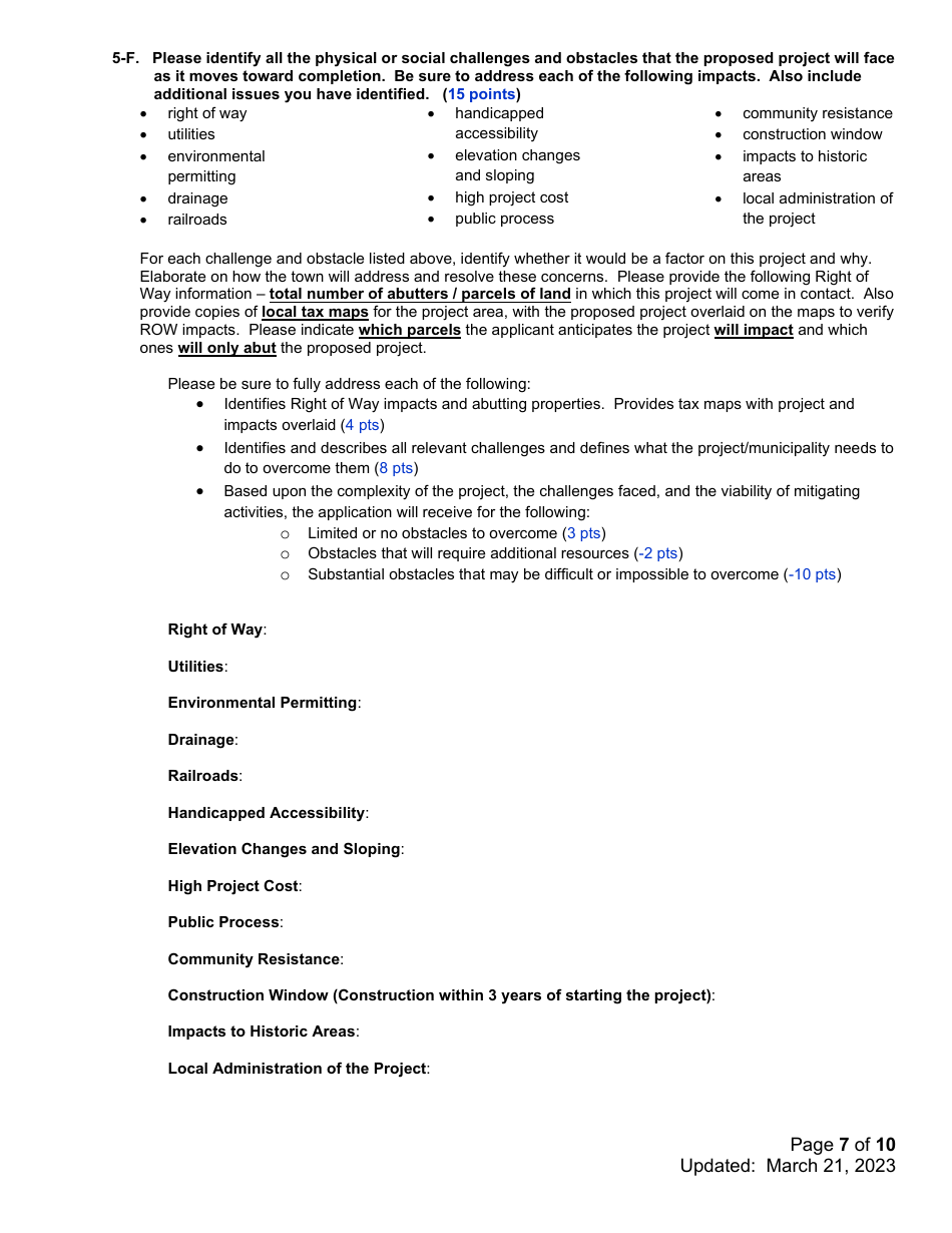 Mainedot Bikeped Program Funding Application - Maine, Page 7