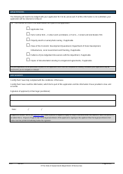 Form LA01 Part B Conversion of a Lease Application - Queensland, Australia, Page 6