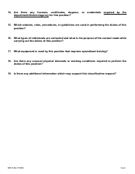 Form NPD-19 Position Questionnaire - Nevada, Page 7