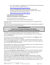 Form CCT100 Instructions - Plaintiff&#039;s Statement of Claim - Minnesota (English/Somali), Page 14