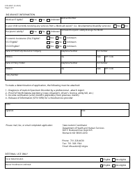 Form SFN60611 Application for Autism Voucher - North Dakota, Page 2