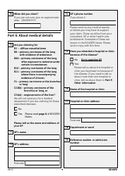 Form BI100PD Industrial Injuries Disablement Benefit for a Prescribed Industrial Disease - United Kingdom, Page 9