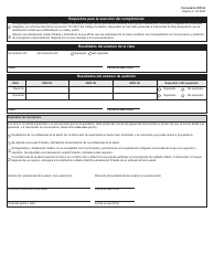 Formulario 2935-S Informacion Para La Inscripcion - Texas (Spanish), Page 4