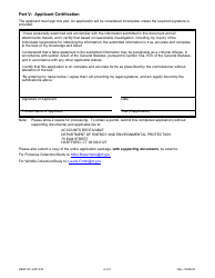 Form DEEP-SC-APP-002 Scientific Collector Permit Application - Connecticut, Page 4