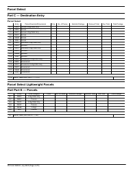 PS Form 3605-R Postage Statement - Package Services, Page 4