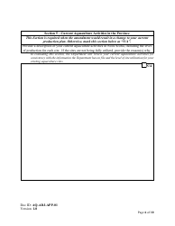 Form AQ-ADJ-APP-01 Proposal for an Adjudicative Amendment - Nova Scotia, Canada, Page 6
