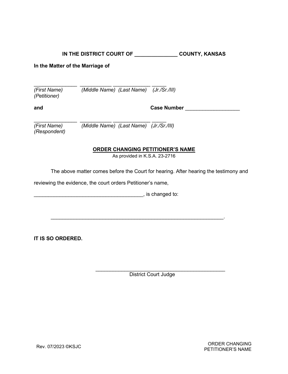 Decree of Divorce (With Children) - Kansas, Page 15