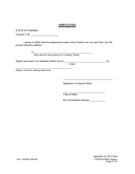 Answer to Petition for Divorce (Agree) - Kansas, Page 3