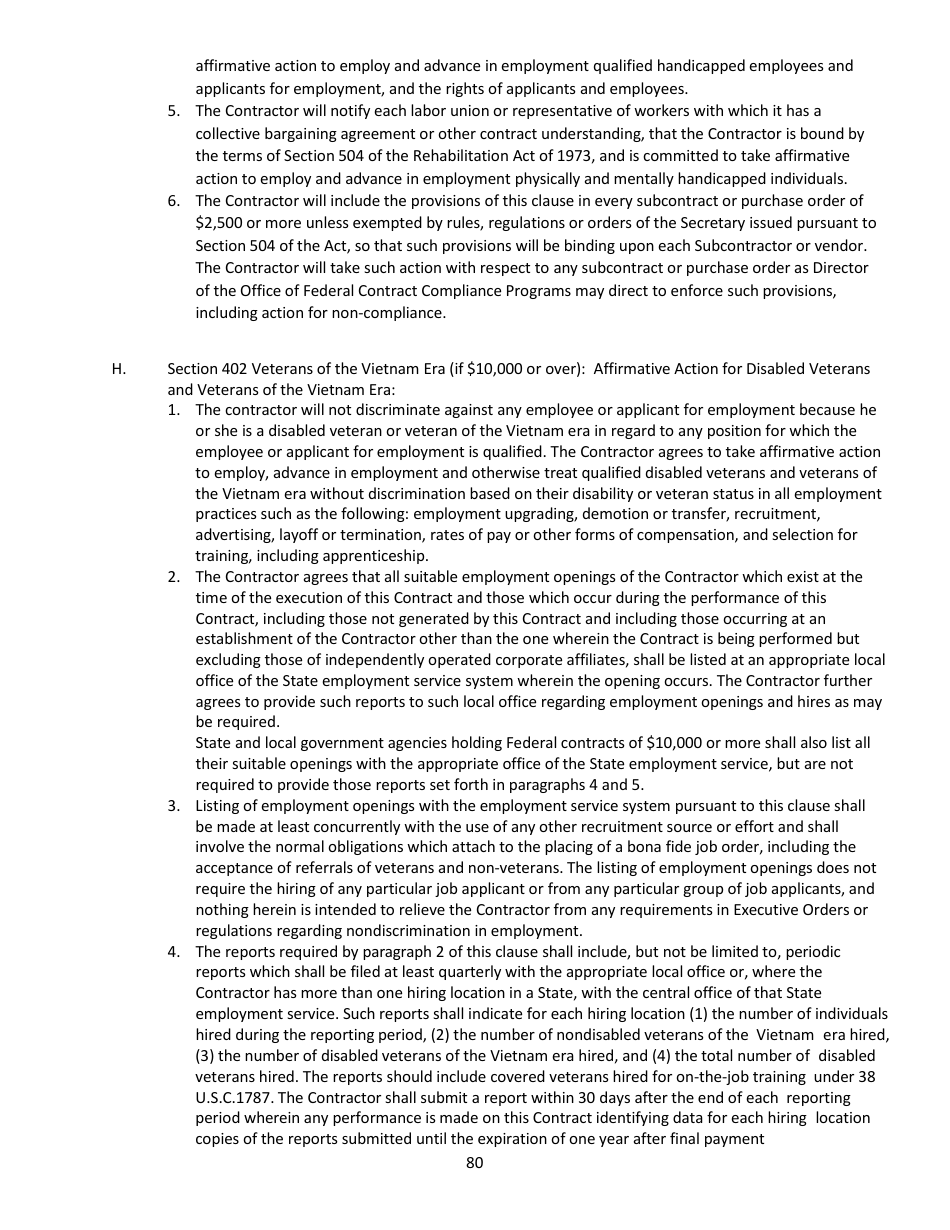 Supplemental General Conditions Including Equal Opportunity Provisions - Alabama, Page 12