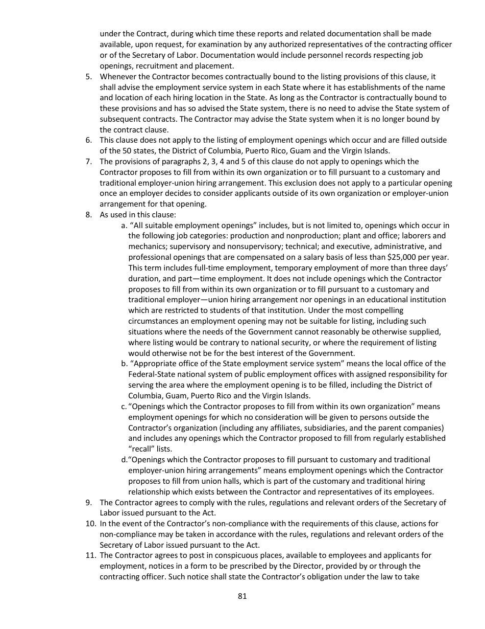 Supplemental General Conditions Including Equal Opportunity Provisions - Alabama, Page 13