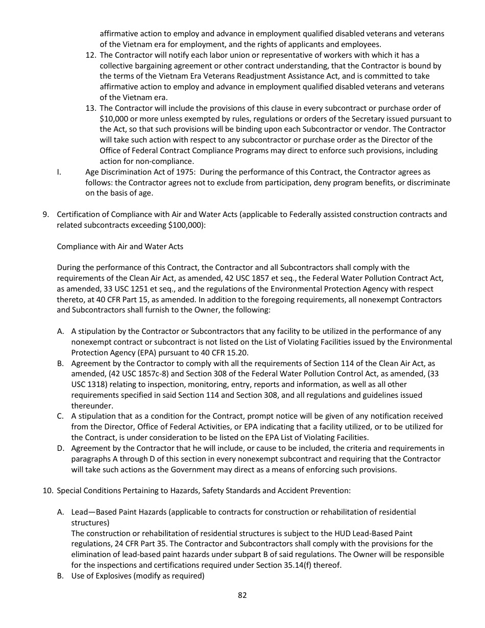 Supplemental General Conditions Including Equal Opportunity Provisions - Alabama, Page 14