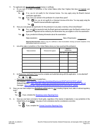 Form A439-3401_02_28ULR Professional Soil Scientists, Professionals Wetland Delineator &amp; Geologists - Universal License Recognition (Url) Application - Virginia, Page 3