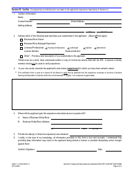 Form A448-11ULR Opticians - Universal License Application - Virginia, Page 6