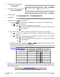 Form A465-1940EVAL_ULR Onsite Soil Evaluator - Universal License Recognition (Url) Application - Virginia, Page 2
