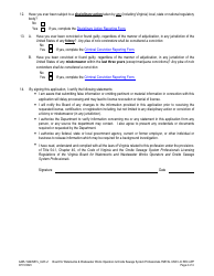 Form A465-1944INSTL_ULR Onsite Sewage System Installer - Universal License Recognition (Url) Application - Virginia, Page 4