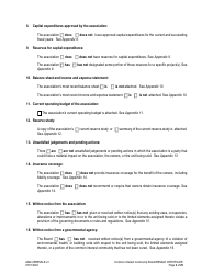 Form A492-05RESALE Common Interest Community Association Resale Certificate - Virginia, Page 3