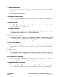Form A492-05RESALE Common Interest Community Association Resale Certificate - Virginia, Page 4