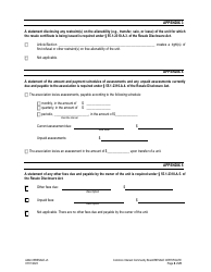 Form A492-05RESALE Common Interest Community Association Resale Certificate - Virginia, Page 8