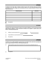 Form A492-05RESALE Common Interest Community Association Resale Certificate - Virginia, Page 9