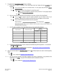 Form A501-2719ULR Certified Water Well System Provider - Universal License Recognition (Ulr) Application - Virginia, Page 3