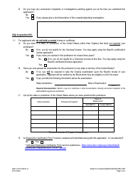 Form A501-2717-20ULR Backflow/Elevator Mechanics/Accessibility Mechanic Universal License Recognition (Ulr) Application - Virginia, Page 3