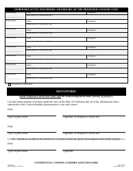 Form SJPR-300 Confidential Conservatorship Questionnaire - County of San Joaquin, California, Page 4