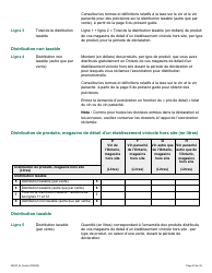 Forme 3483F Guide Relatif a La Declaration Sur Le Vin Et Le Vin Panache - B Guide (Etablissements Vinicoles Qui Ont Un Magasin De Detail Hors Site) - Ontario, Canada (French), Page 23