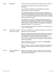 Forme 3466F Guide Relatif a La Declaration Sur Le Vin Et Le Vin Panache - Ontario, Canada (French), Page 16