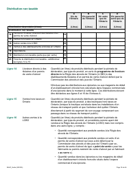 Forme 3466F Guide Relatif a La Declaration Sur Le Vin Et Le Vin Panache - Ontario, Canada (French), Page 18