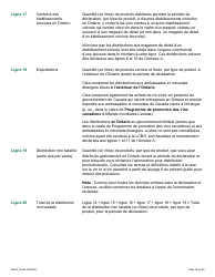 Forme 3466F Guide Relatif a La Declaration Sur Le Vin Et Le Vin Panache - Ontario, Canada (French), Page 19